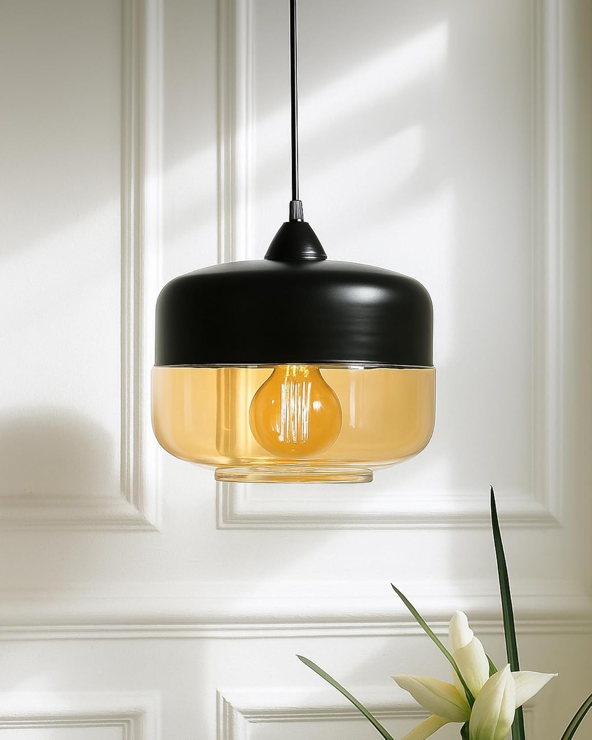 Modern Loft Hanging Glass Pendant Lamp