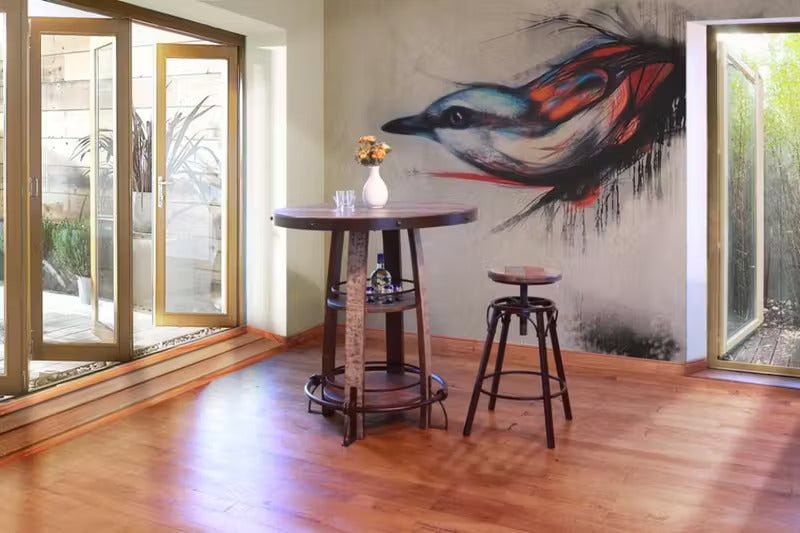 Wooden Bar Stool
