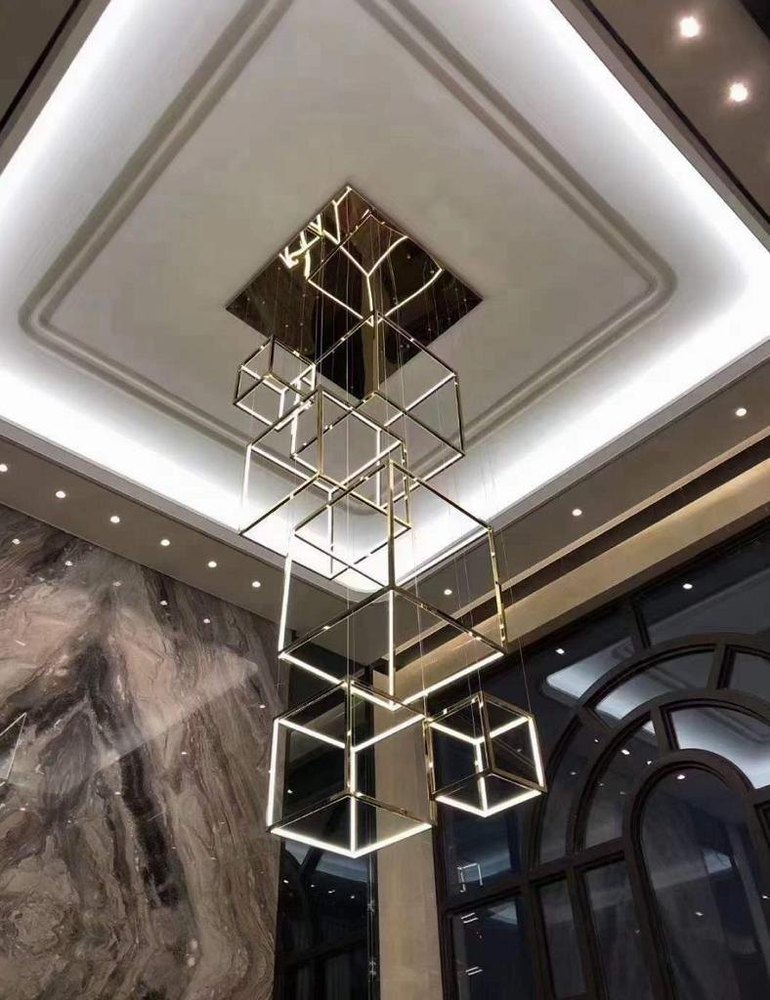 Aluminum Profile Hanging LED Ceiling Light, For Decoration