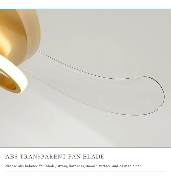 Silent Fan with Light for Living & Dining Room, Bedroom