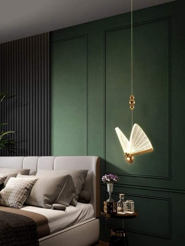 Metal Pendant Light with Gold Finish