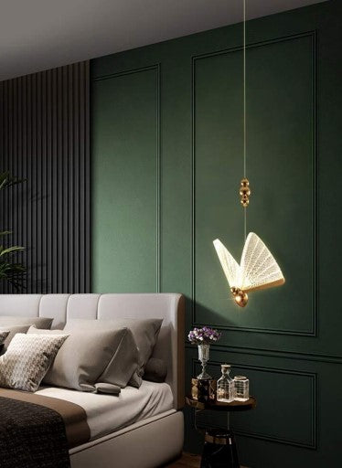 Metal Pendant Light with Gold Finish