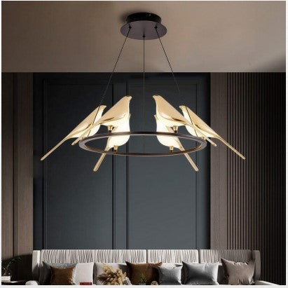 Cool White Birds Shape Ceiling Pendant Light