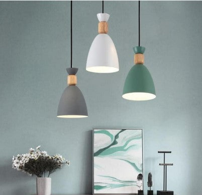 Light luxury bedside pendant lamp