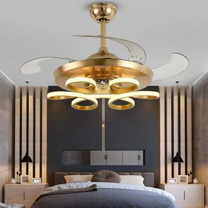 Silent Fan with Light for Living & Dining Room, Bedroom