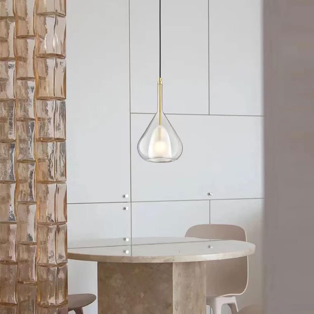 Glass Shade Clear Pendant Lighting Living/Dining Room