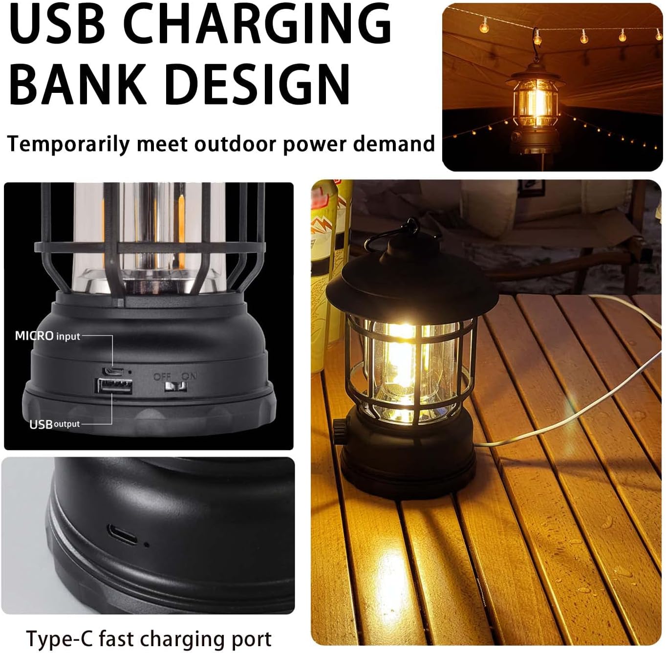 Rechargeable Camping Lantern