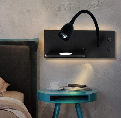 The Crafted Gesture Gooseneck Wall scone
