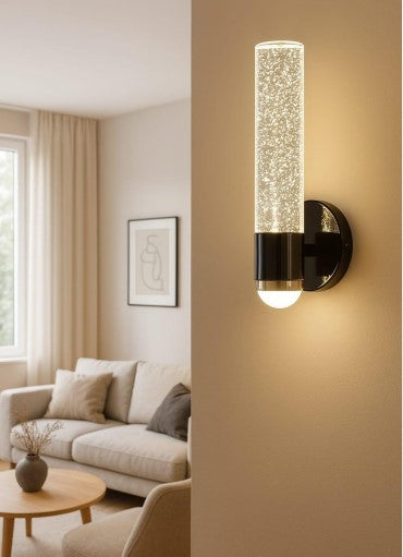 A Modern Crystal Wall Sconce Light