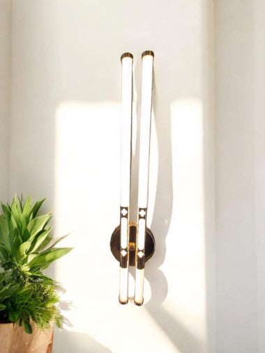 A modern LED linear wall sconce
