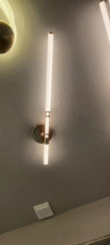 A modern LED linear wall sconce