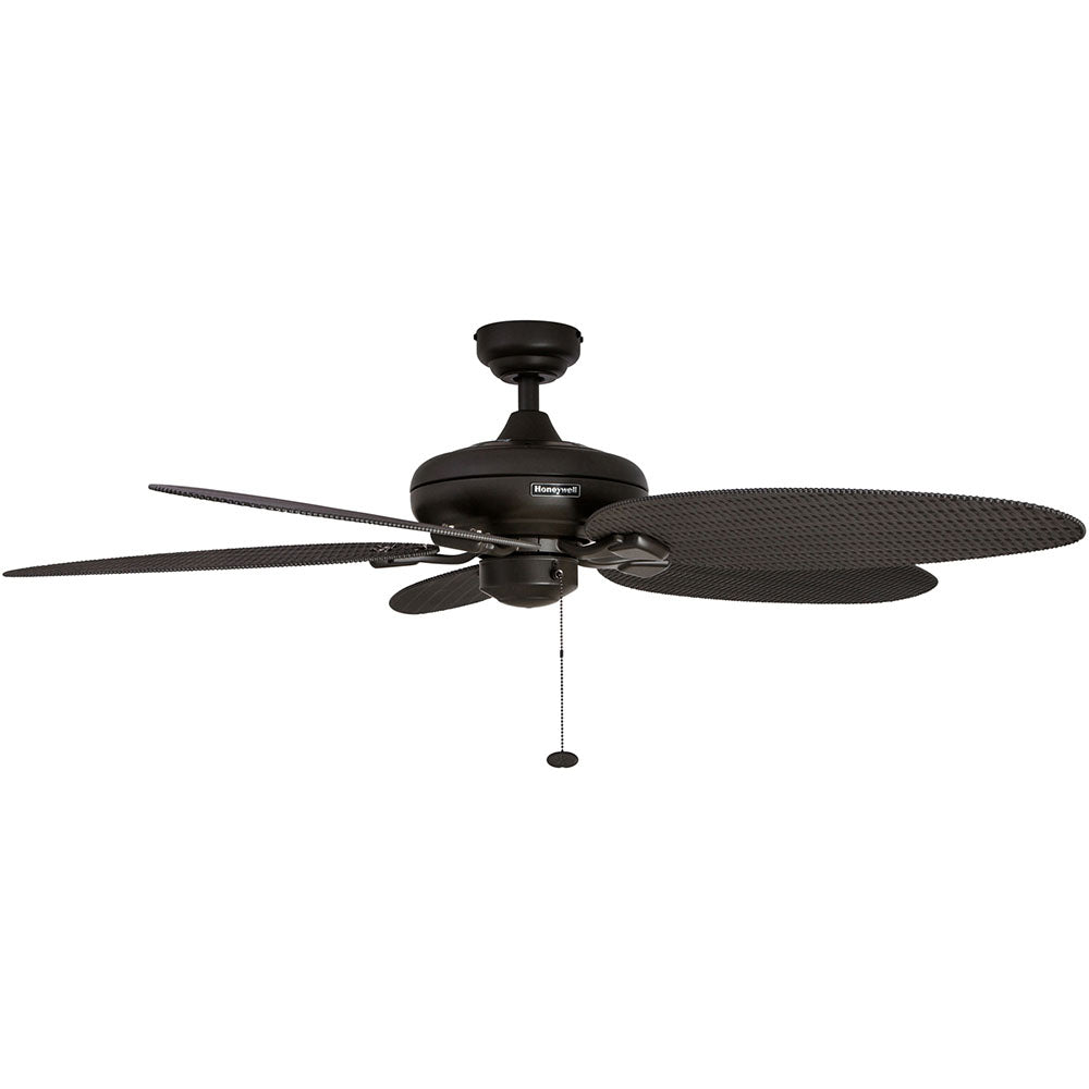 Ceiling Fans Tropical Fan, 5 Leaf Blades, Indoor/Outdoor, Damp Rated.