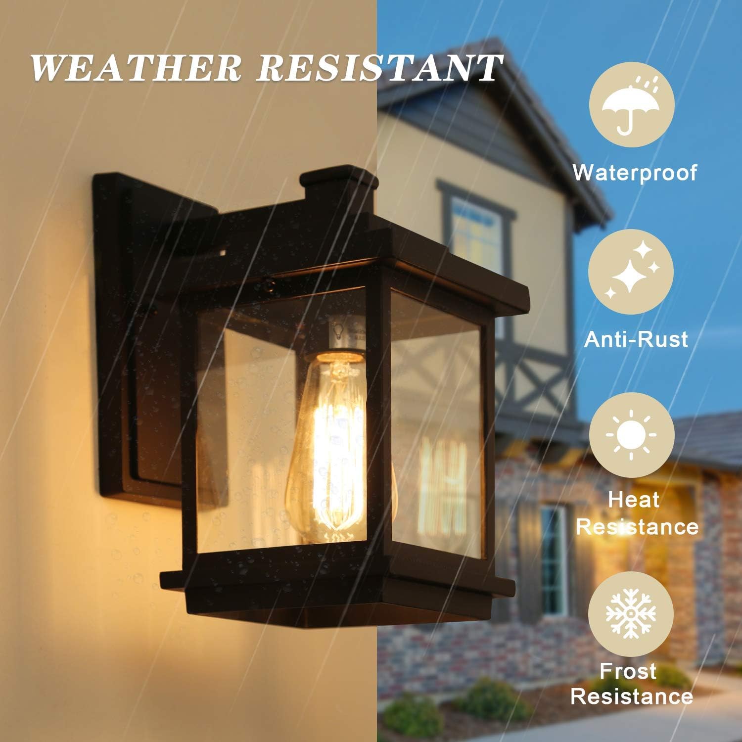 Aluminum Wall Sconces 1-light Outdoor