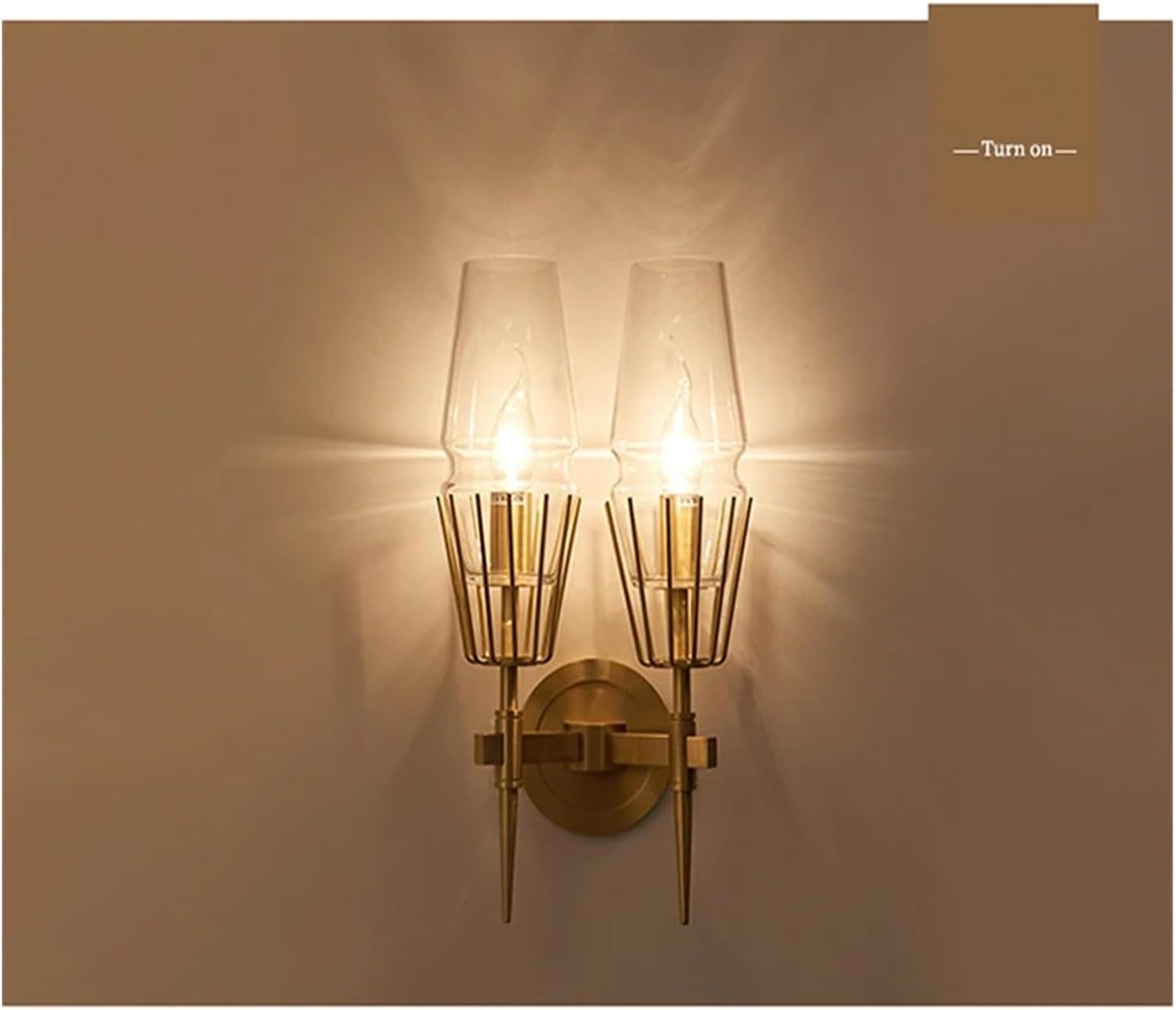 Glass Wall Lamp Nordic Postmodern Light