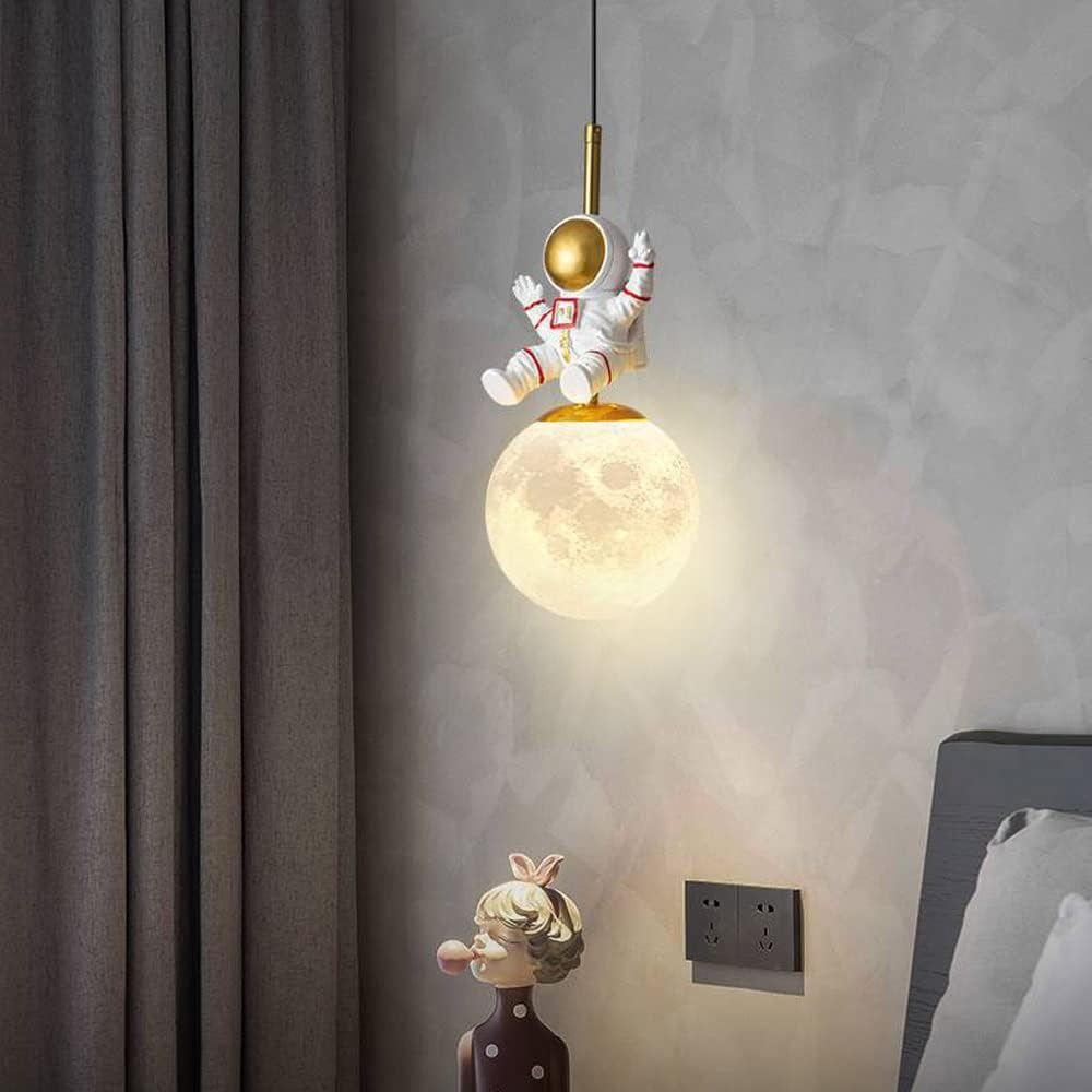 Children's Room Pendant Light Moon Hanging Ceiling Lamp