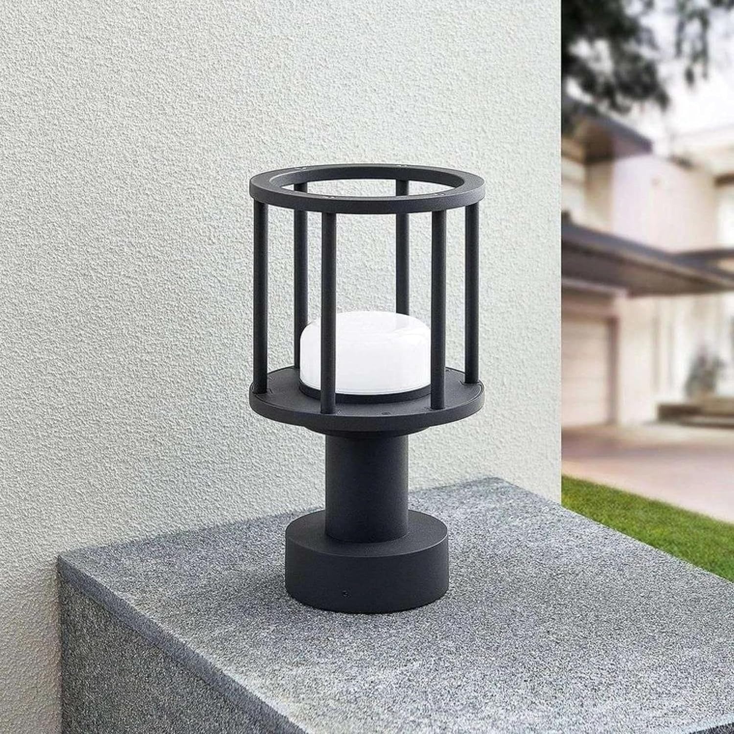 newlight Outdoor Path Lights Modern Metal Silver Aluminum, Self Garden Lights