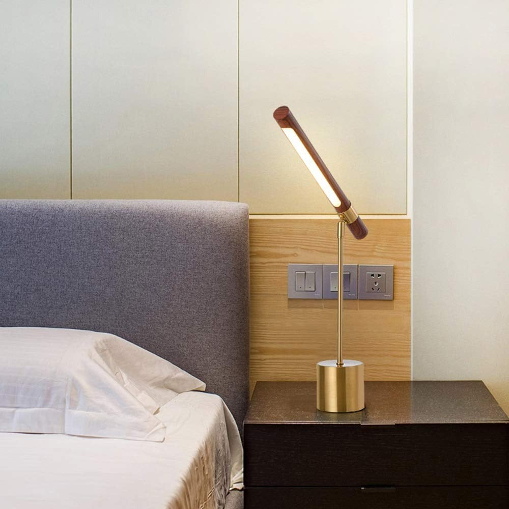 Iron Metal Desk Lamps Modern Creative LED Bedroom Bedside Lamp Nordic Hotel Study Reading Lamp Office Library Desktop Light