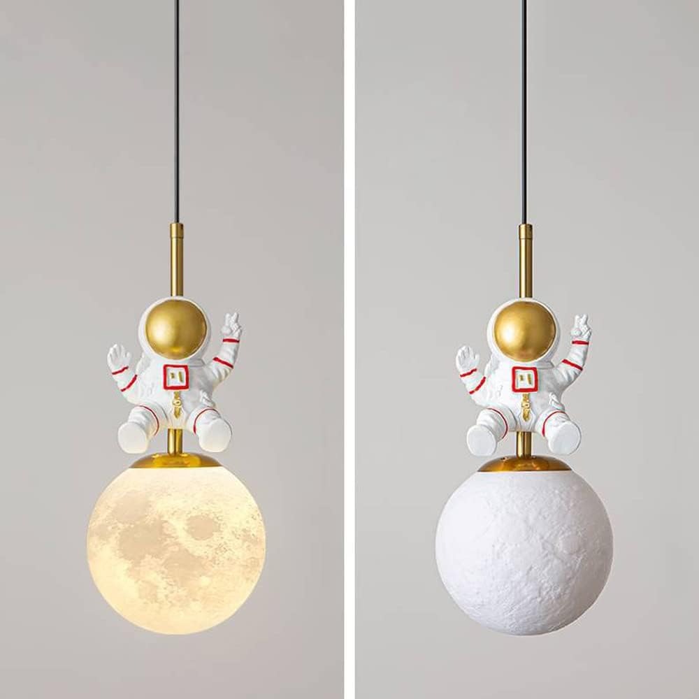 Children's Room Pendant Light Moon Hanging Ceiling Lamp