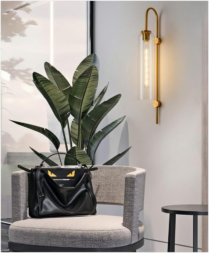 Manere Teal Green Glass Wall Light