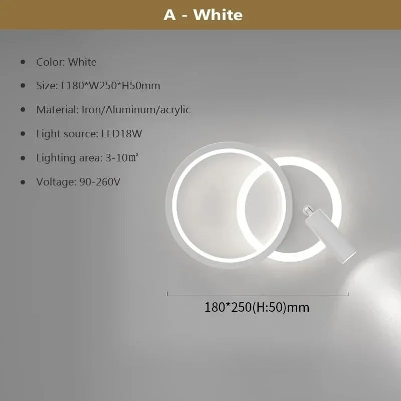 Modern Ring LED Wall Light