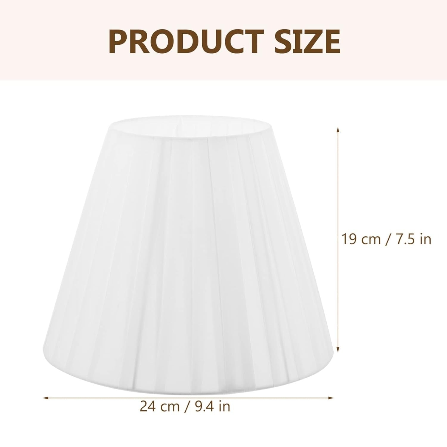 Pleats Lampshade Clip On Light Cover Table Standing Lamp