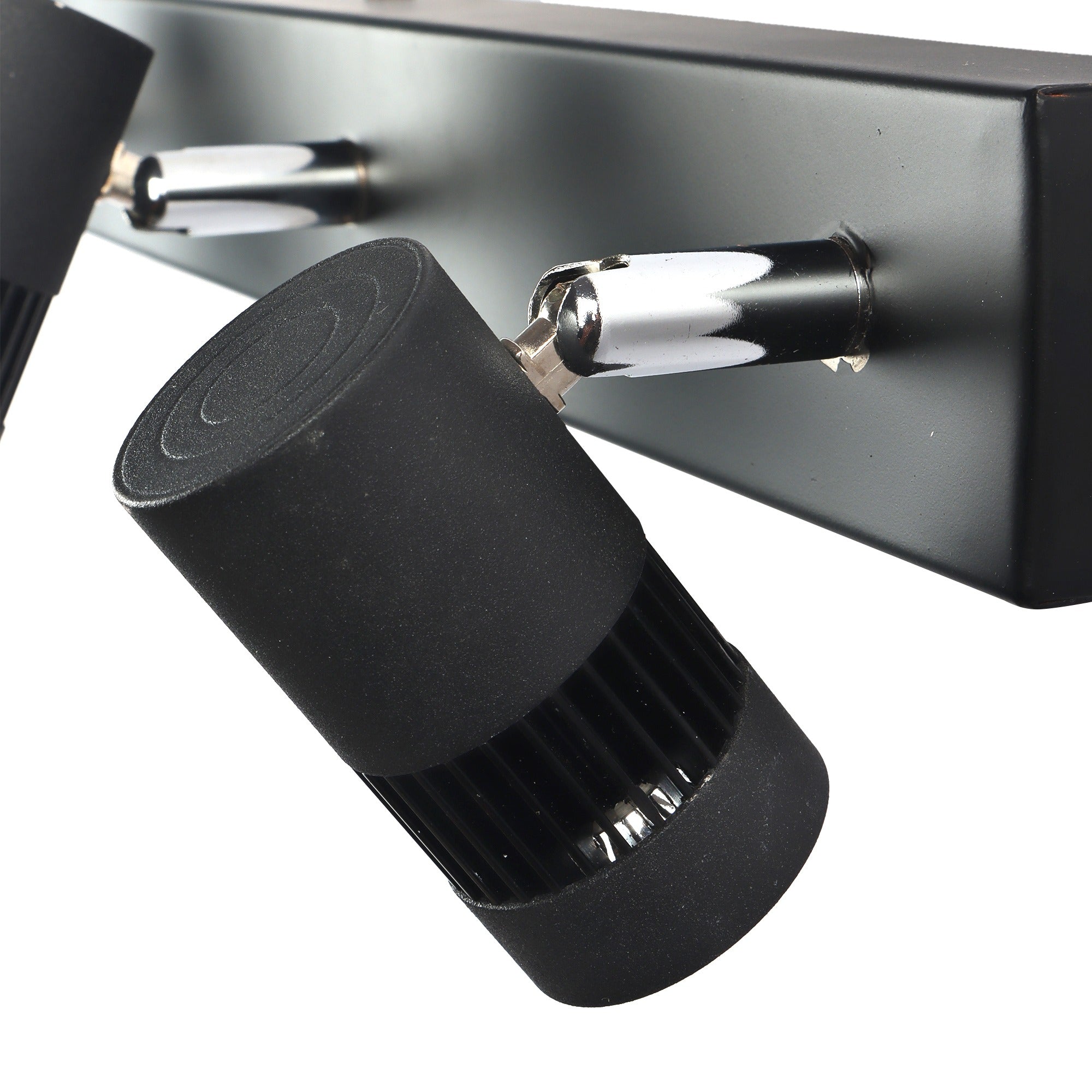 mild steel powder coated black finish five light spot light
