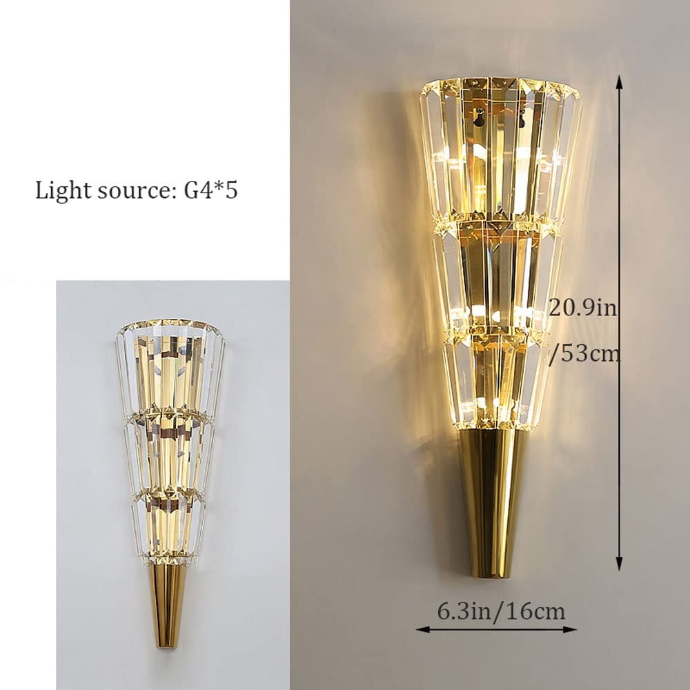 Three-Color Dimmable Wall Light Sconce - LED Wall Lamp Vanity Light Fixtures
