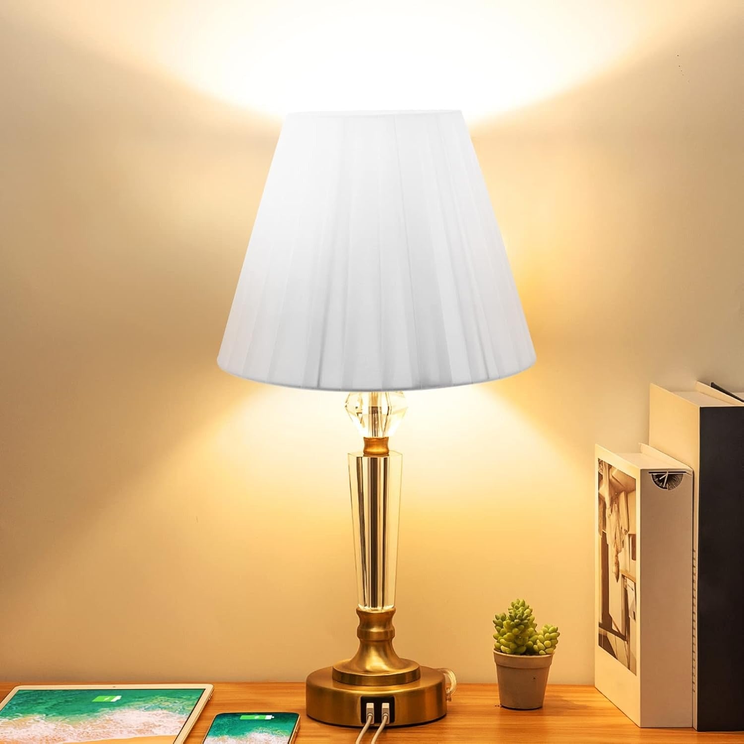 Pleats Lampshade Clip On Light Cover Table Standing Lamp