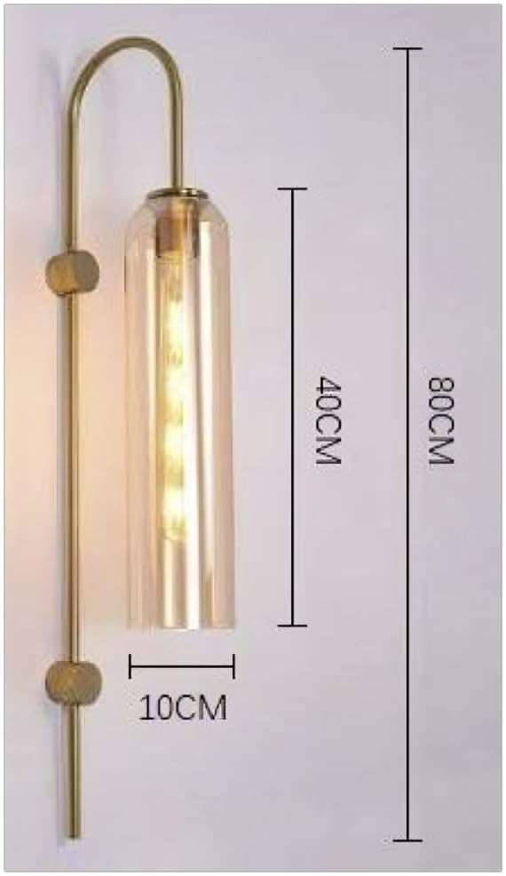 Manere Teal Green Glass Wall Light