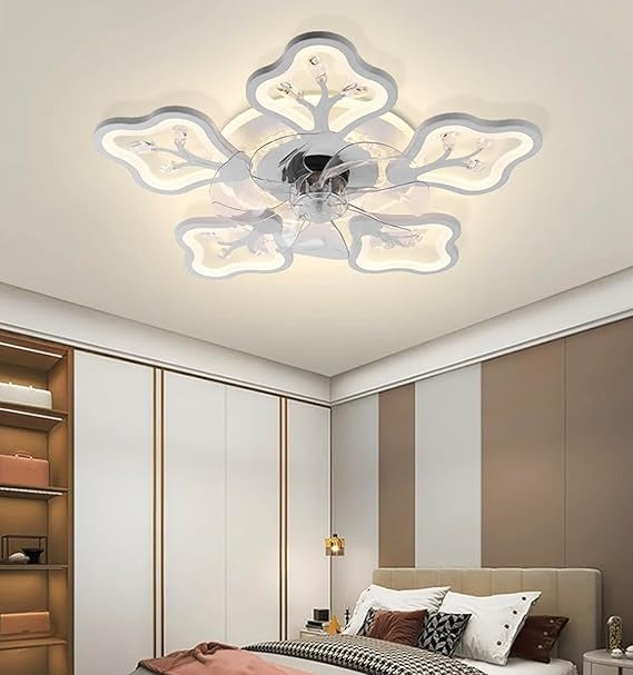 600Mm Low Ceiling Light With Fan Led Chandelier