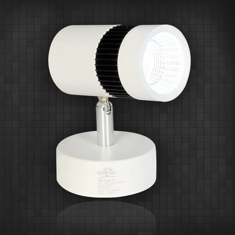 9 Watt Warm White\Black Adjustable  LED Spot Wall Track Light