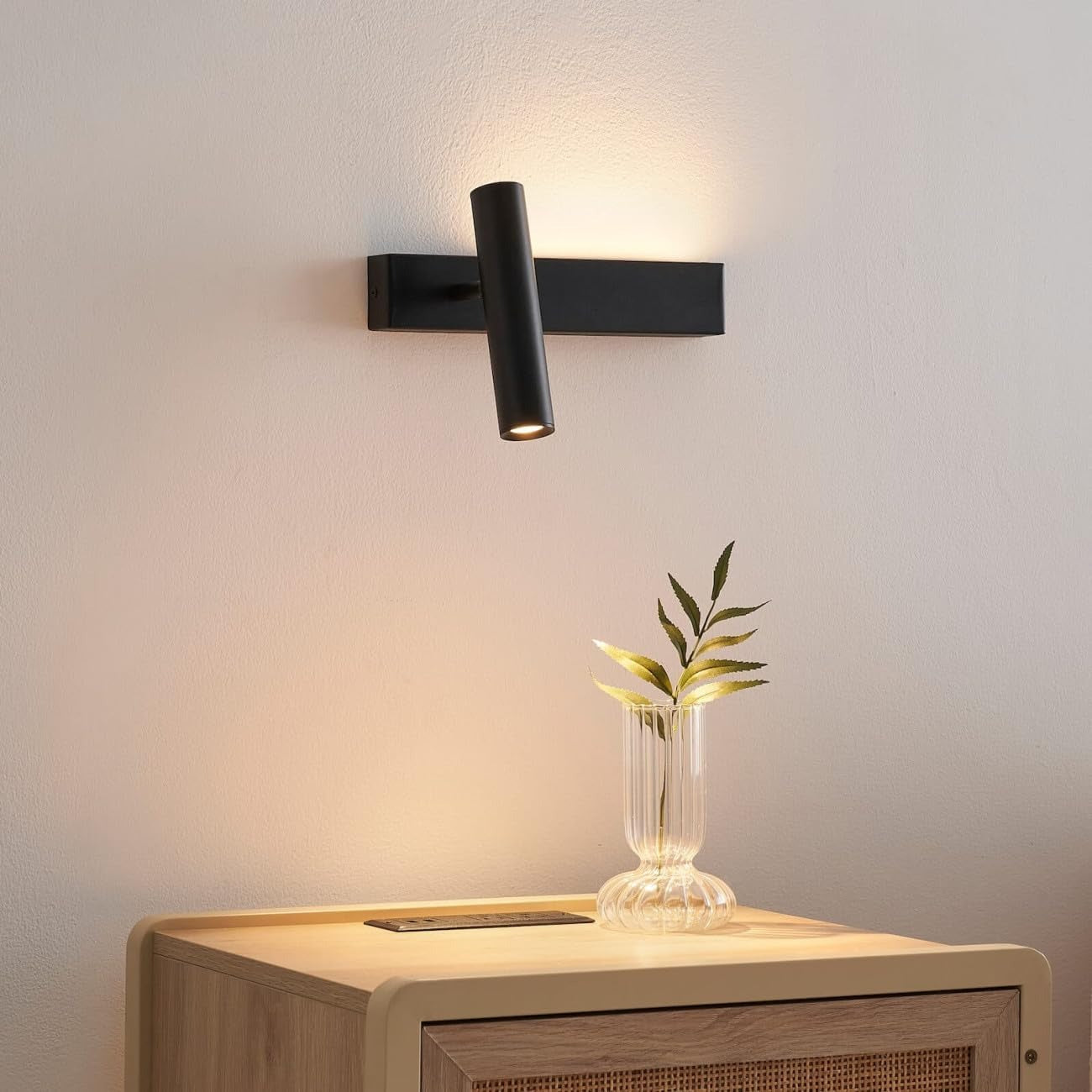 Black Sport Light Headboard Reading Light