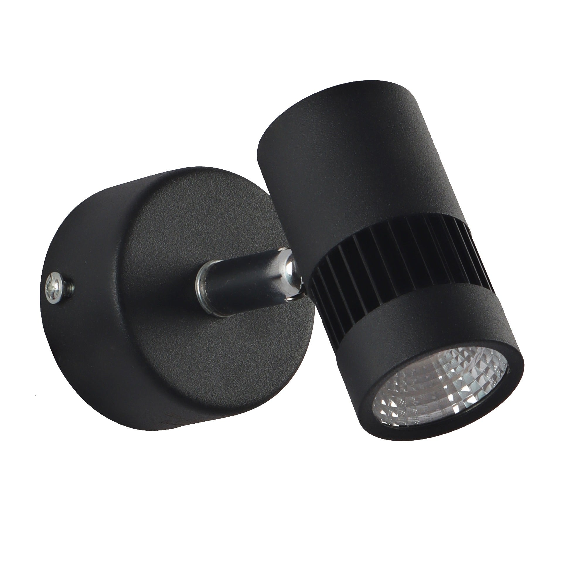 mild steel powder coated black finish five light spot light