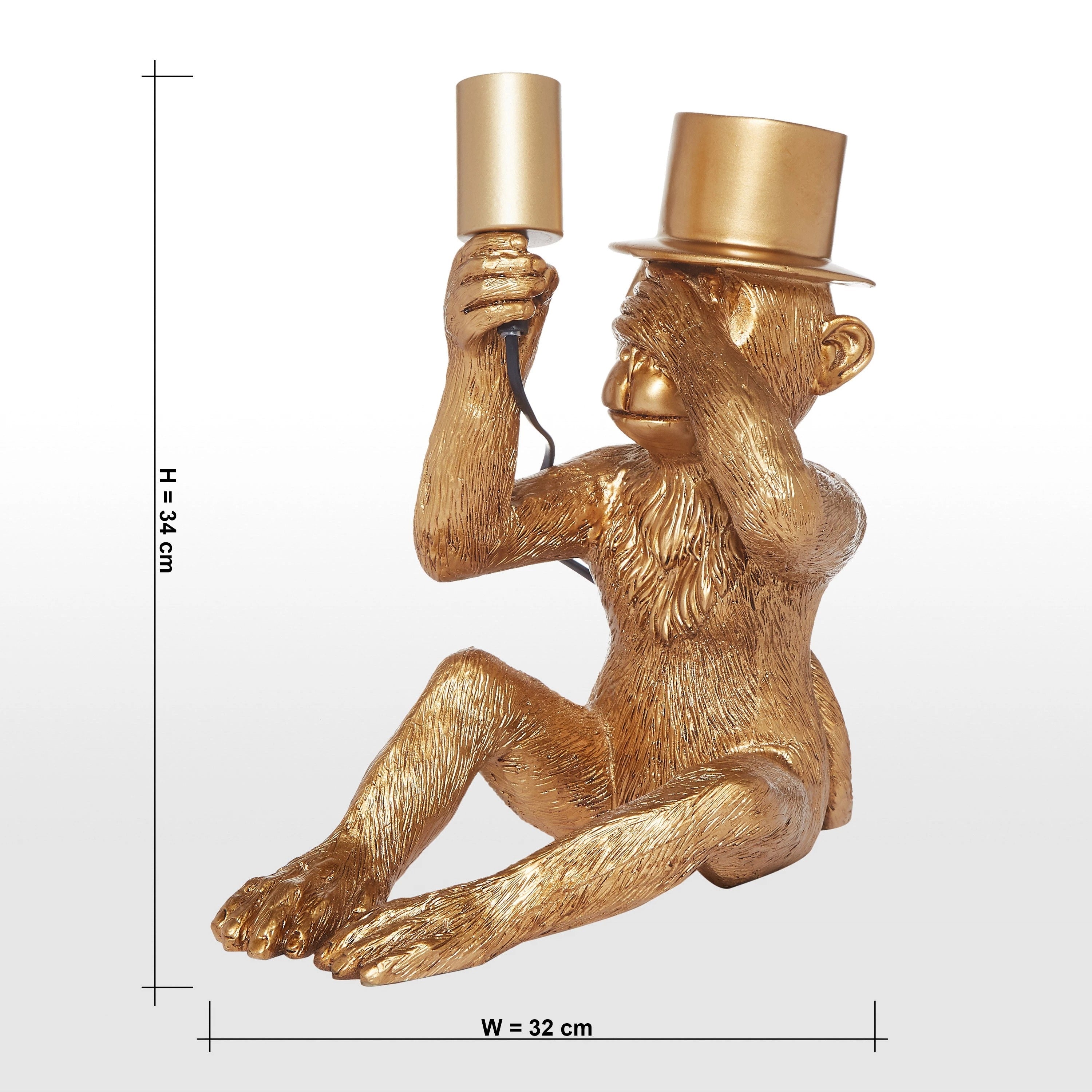 Frolic Resin Table Lamp - 32 cm