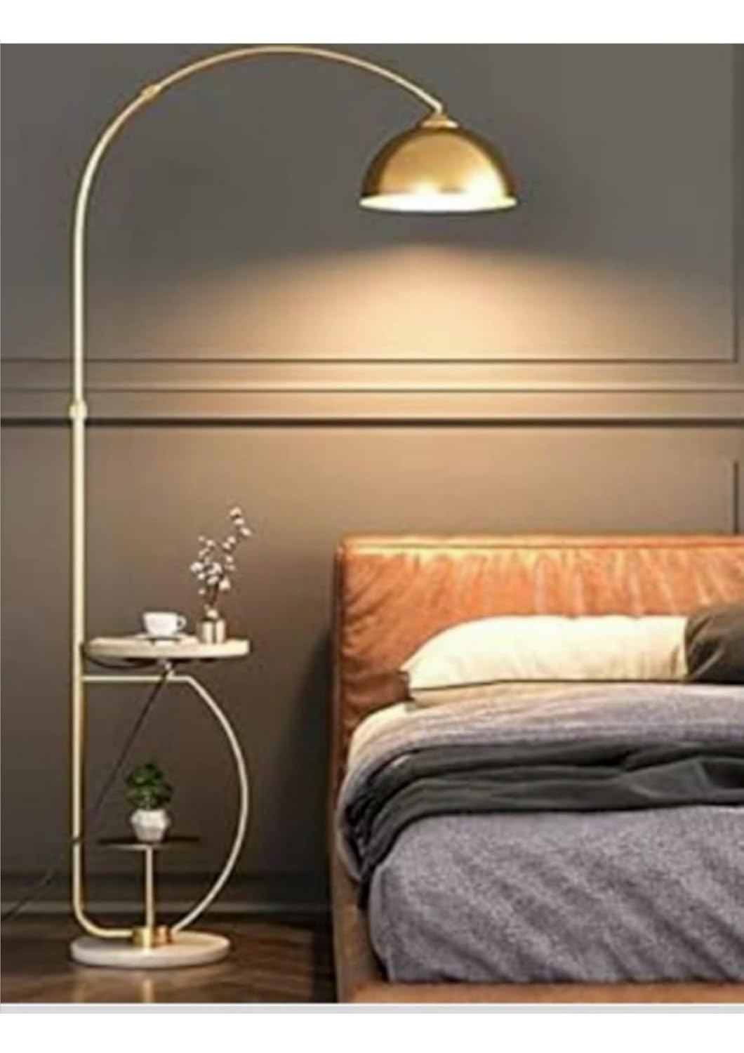 Modern Table Shelf Floor Lamp