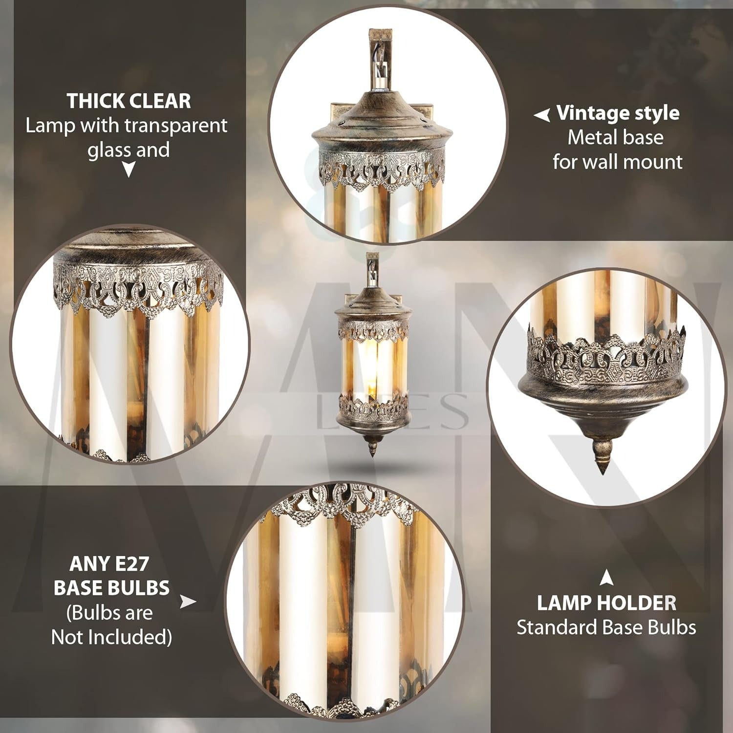 Antique Finish Wall Lights