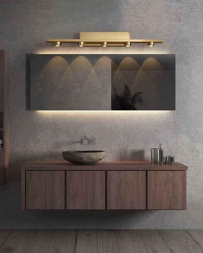 Led Gold Body LED Wall Lights Mirror Vanity Picture Lamp