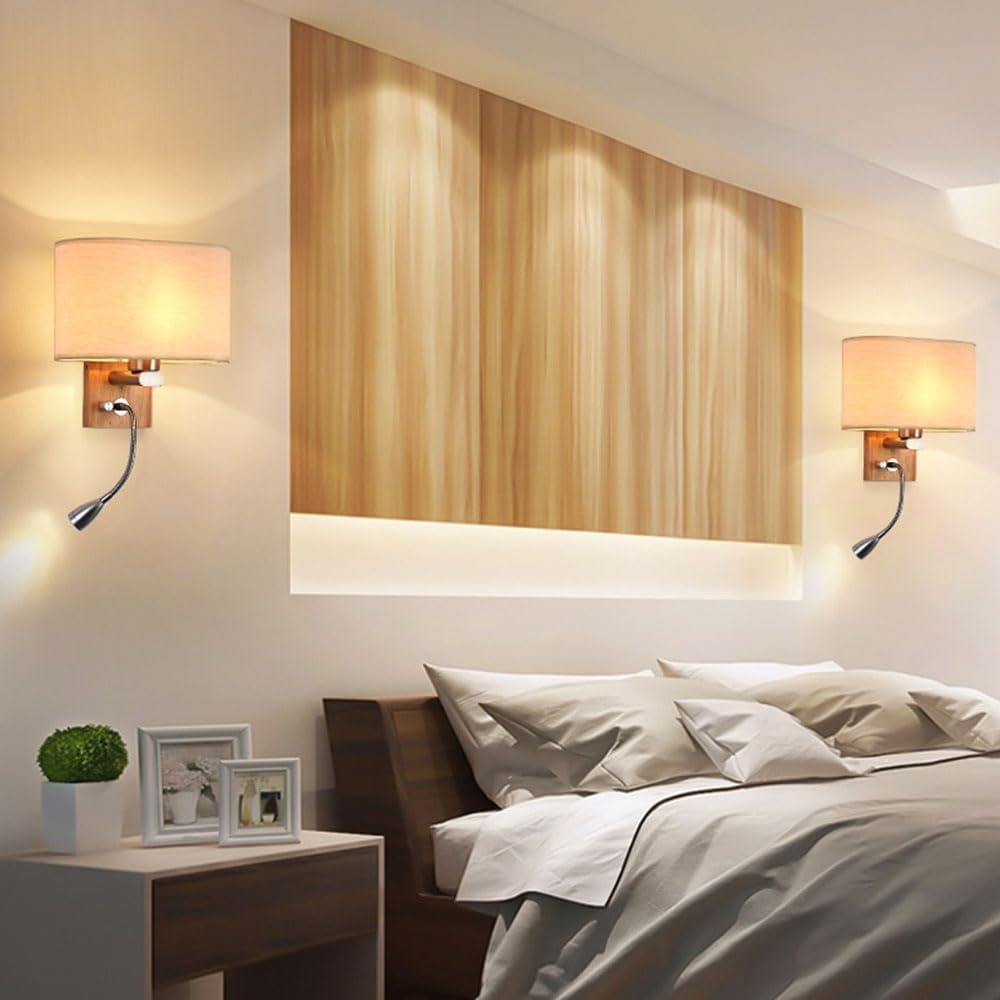 Indoor Wall Sconces with LED Spotlight