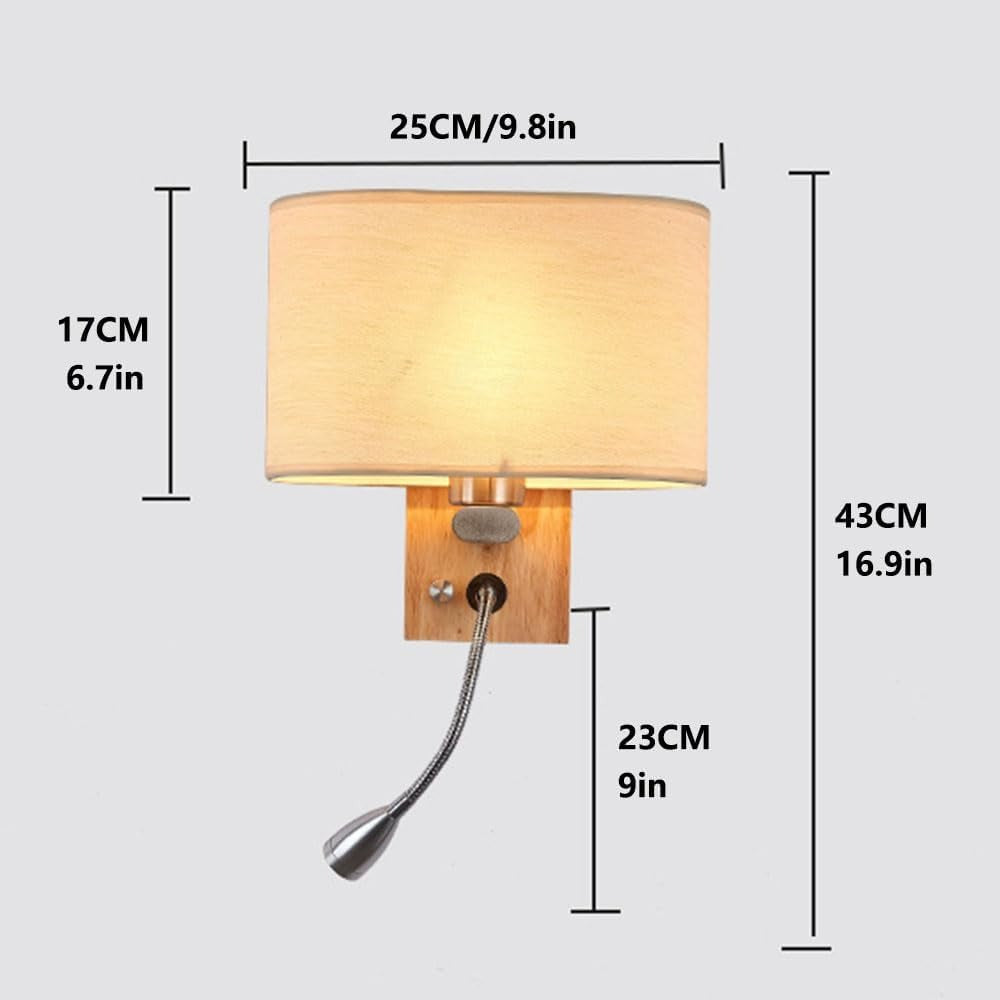 Indoor Wall Sconces with LED Spotlight