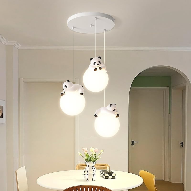 Polar Bear Kids Room Pendant Ceiling Light - Warm White