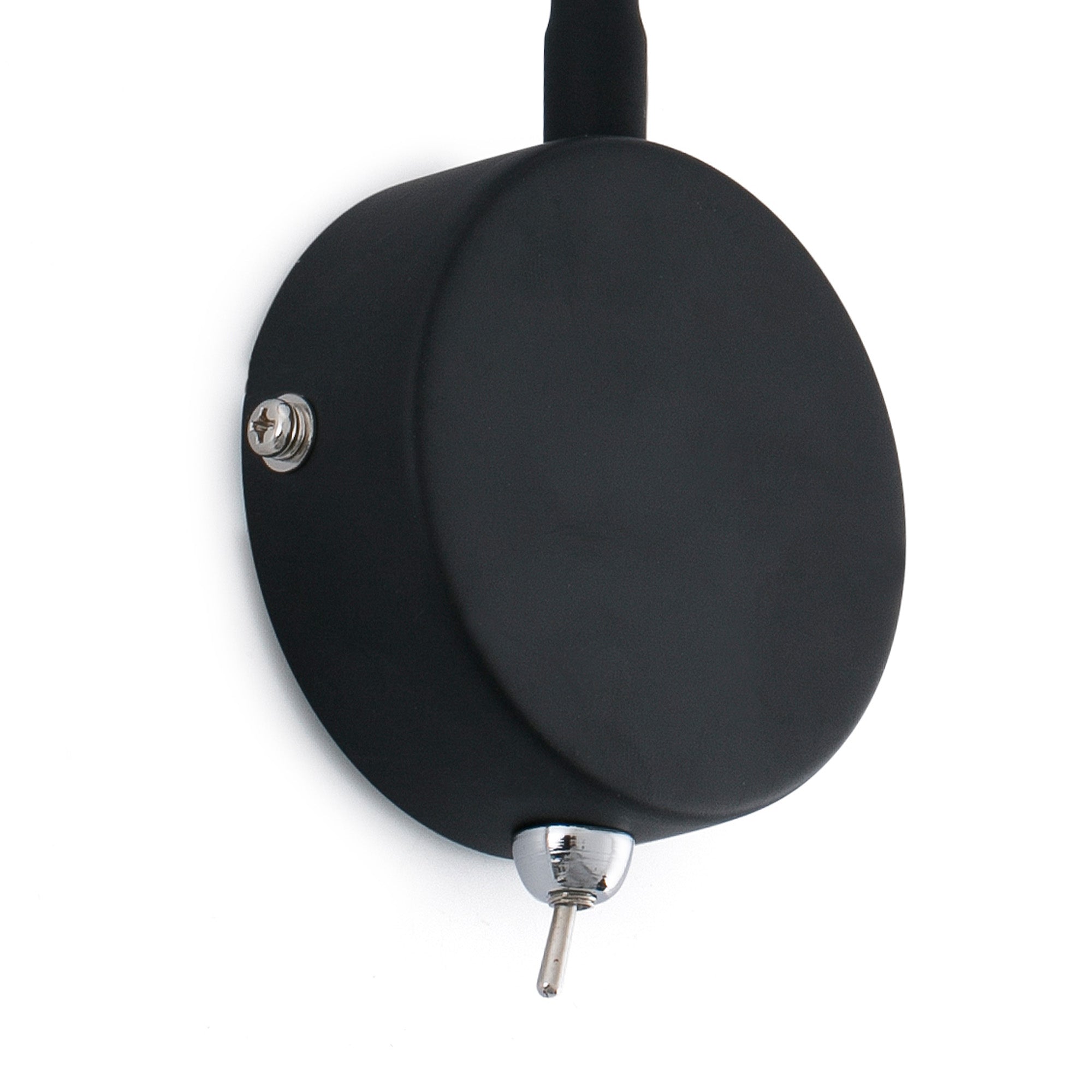 Black reader wall lamp
