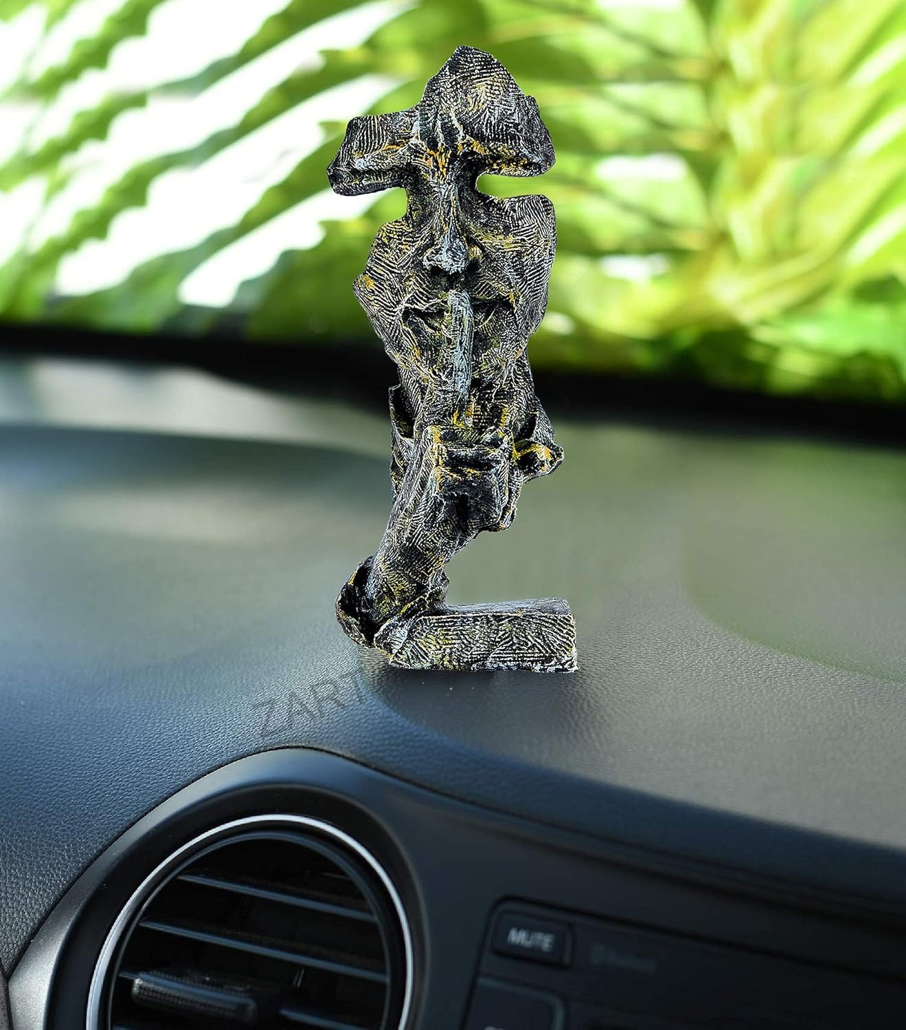 Home Decor Multicolour Men face Shaped Figurine