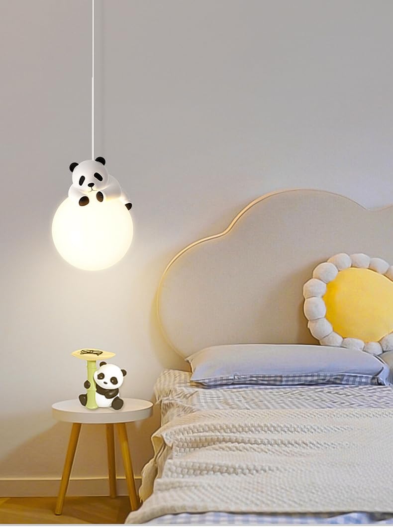 Polar Bear Kids Room Pendant Ceiling Light - Warm White