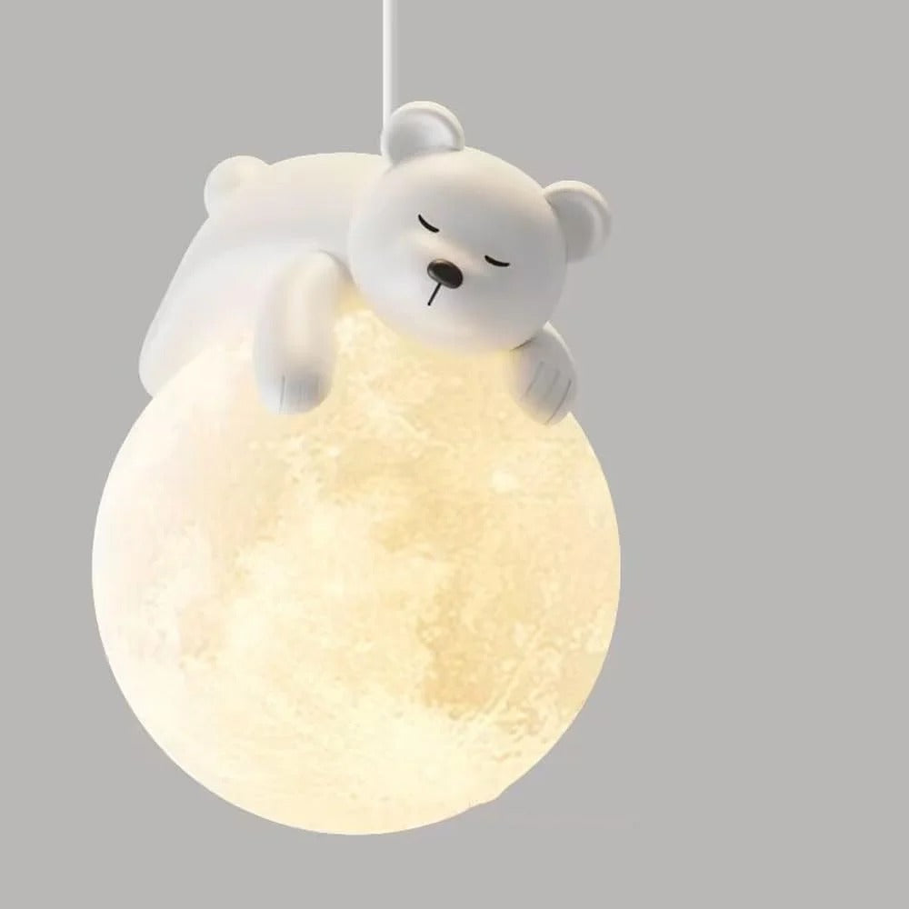 Cartoon Bear Wall Lamps Led Modern Hanging Light