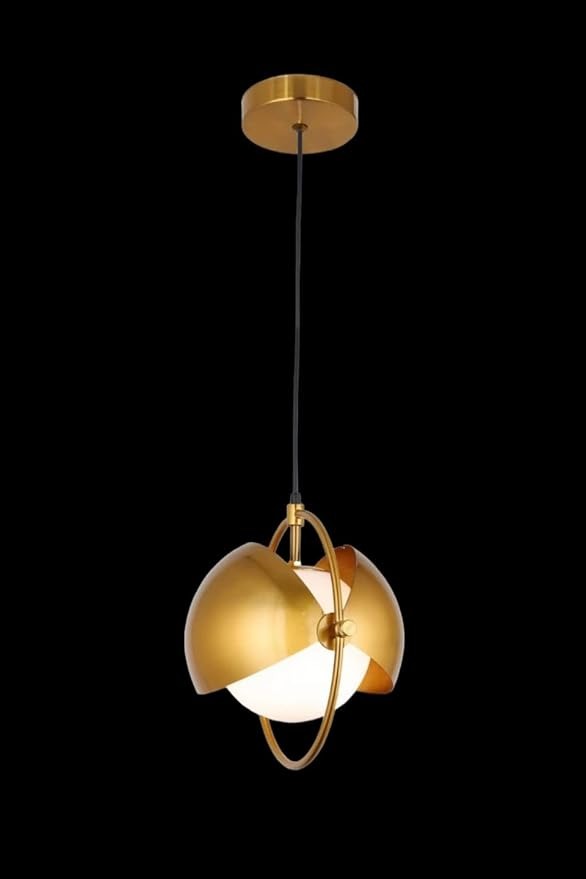 LED Stellar Sphere Frosted Glass Ball Bedside Pendant Hanging Light
