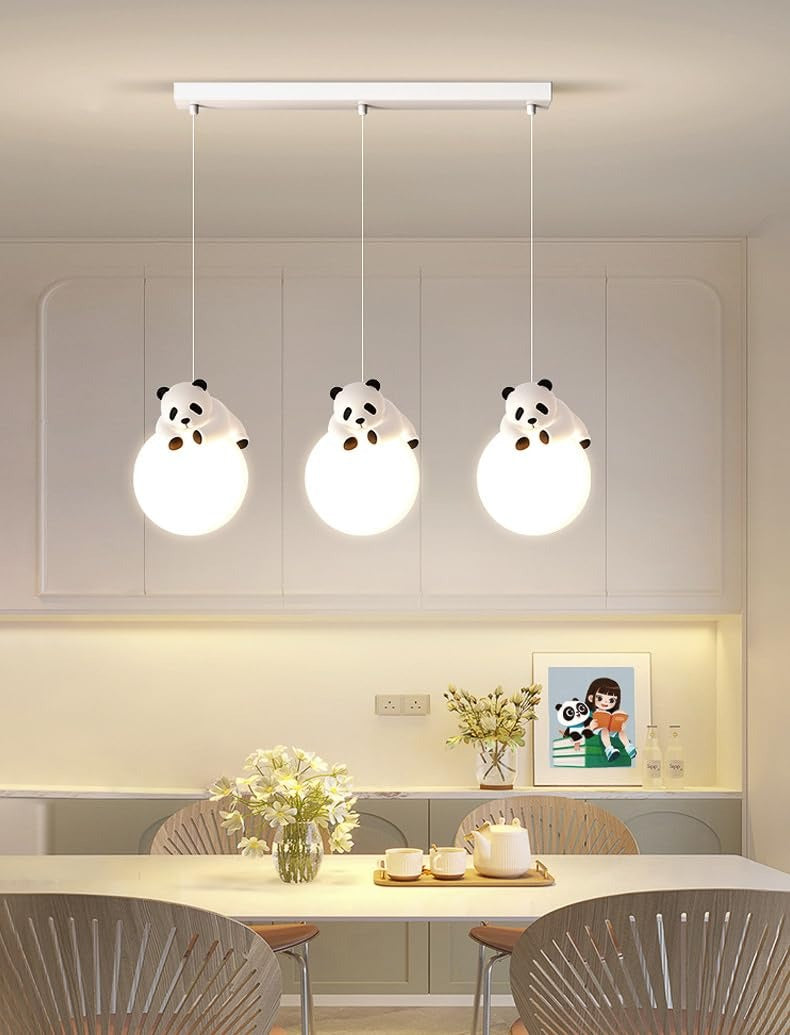 Polar Bear Kids Room Pendant Ceiling Light - Warm White