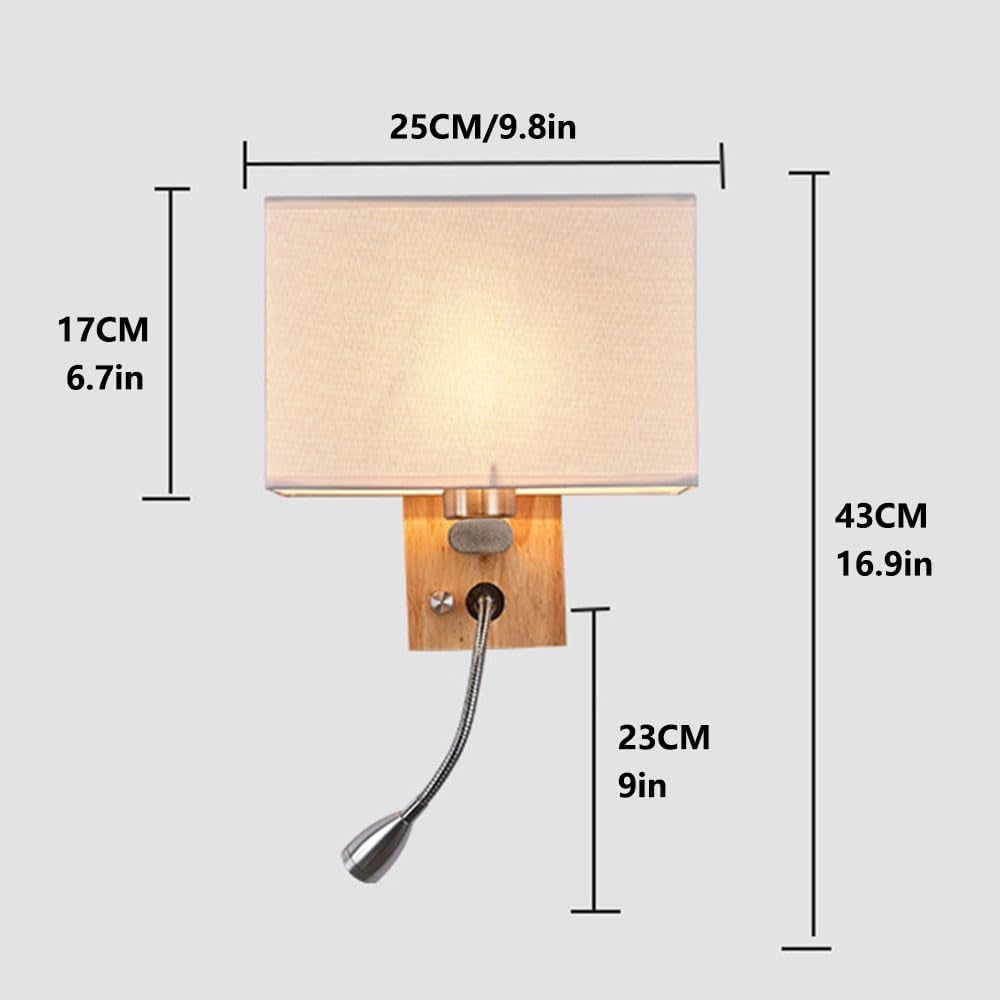 Indoor Wall Sconces with LED Spotlight