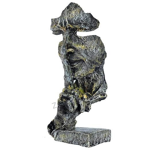 Home Decor Multicolour Men face Shaped Figurine