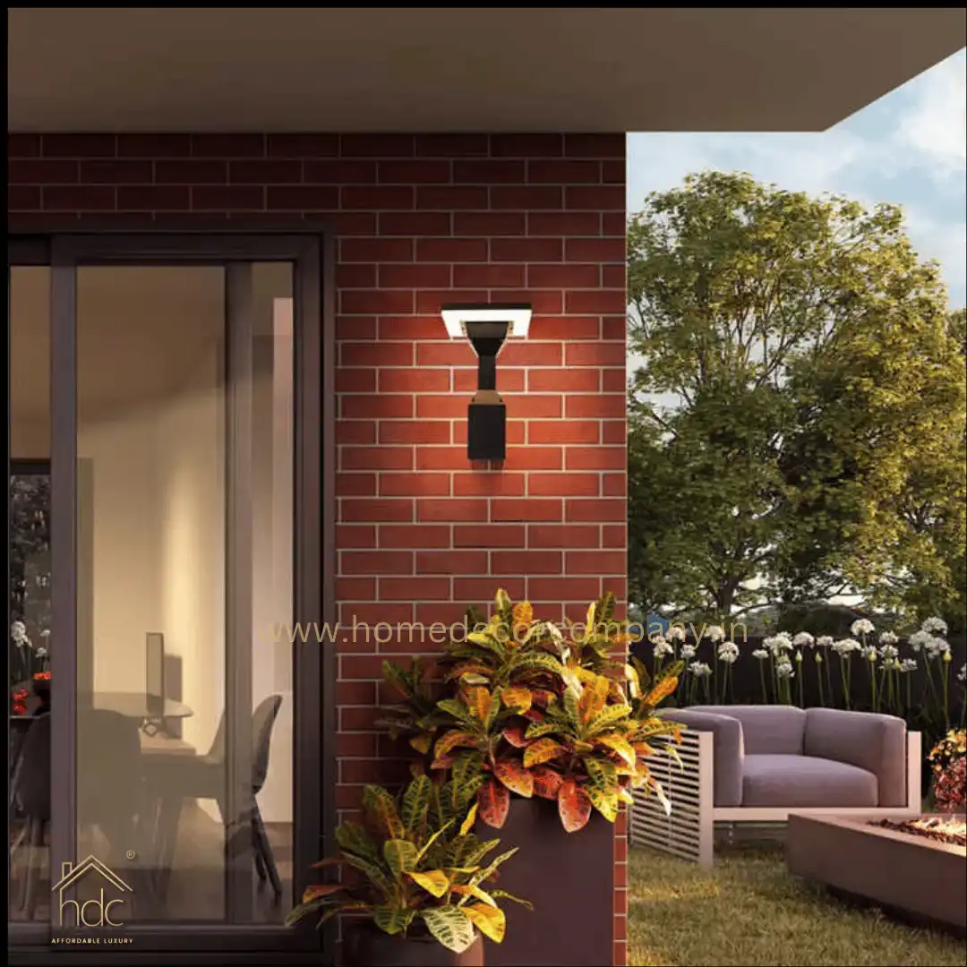 Black Outdoor Waterproof LED Wall Lamp