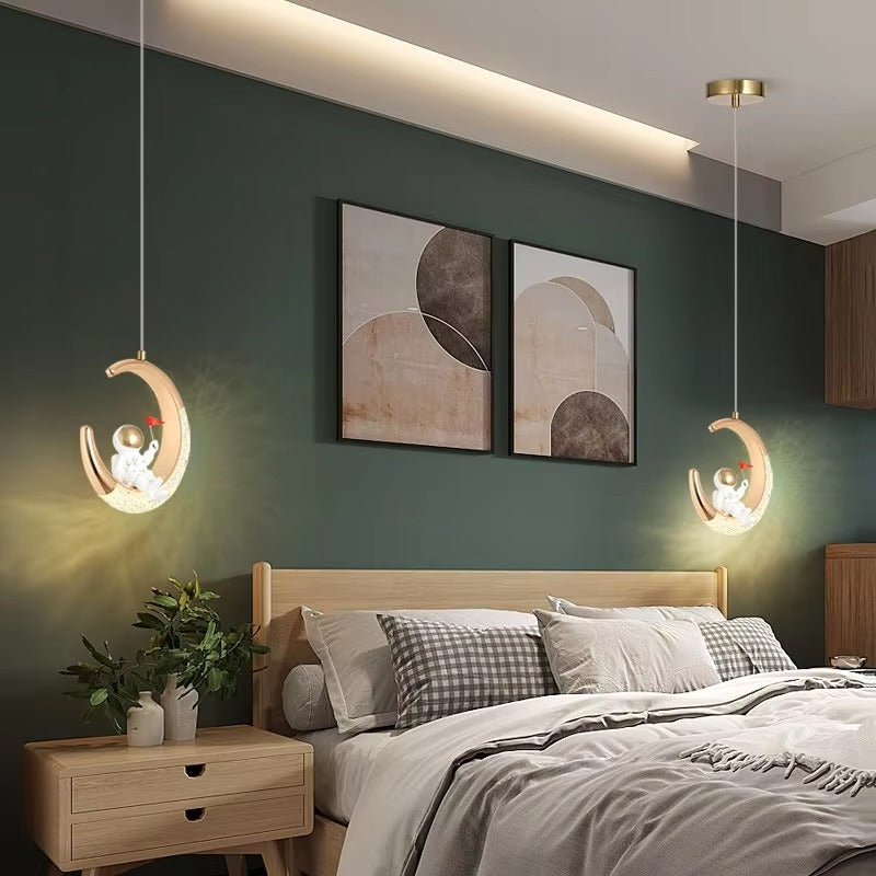 Hanging Lamps Kids Room Bedside Small Chandelier